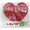GottaPop Hearts Pop It Fidget Toy Party Favors, 6ct.